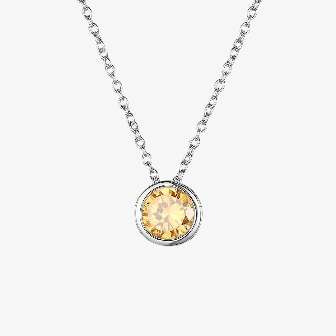 Collana Luna con Pietra di Nascita