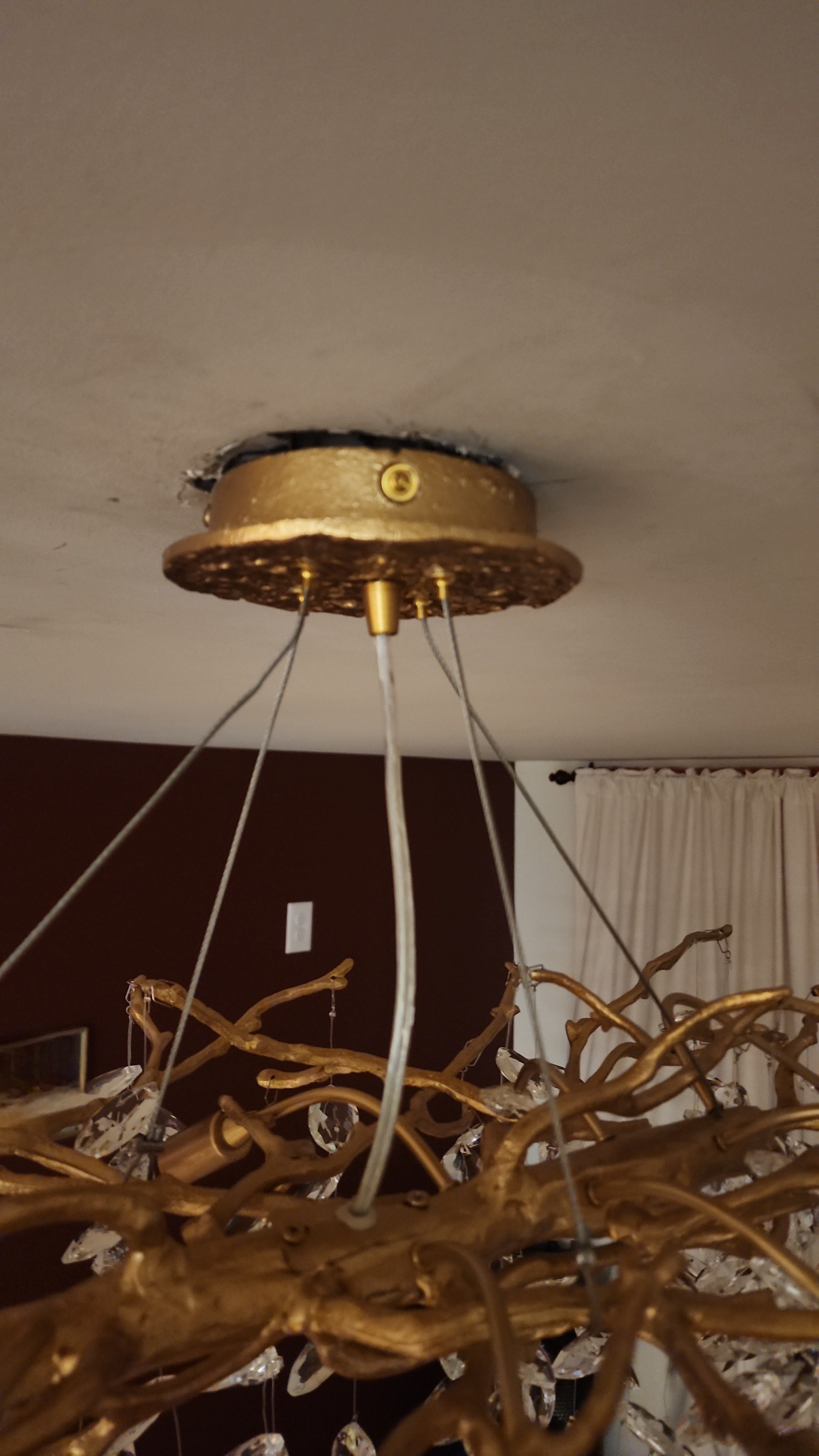 Lampadario a Bracci in Cristallo Stile Francese per Case Moderne