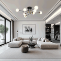 Lyra 8-Light Nordic Chandelier Handcrafted Modern Ceiling Fixture