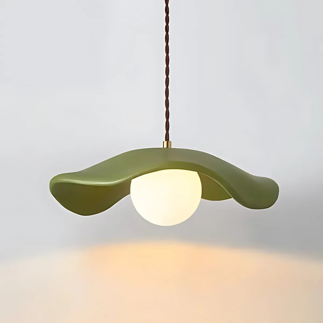 Lampa wisząca Solara do jadalni w stylu Wabi Sabi Studio