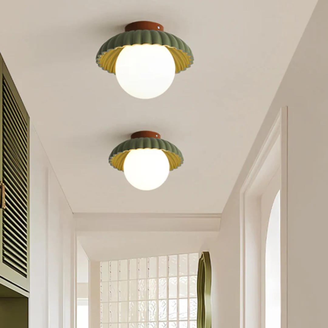Aeronox Industrial Iron Ceiling Light For Hallways