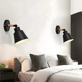 Lampa ścienna LyraNova czarna LED z gniazdem E27 do oświetlenia wewnętrznego