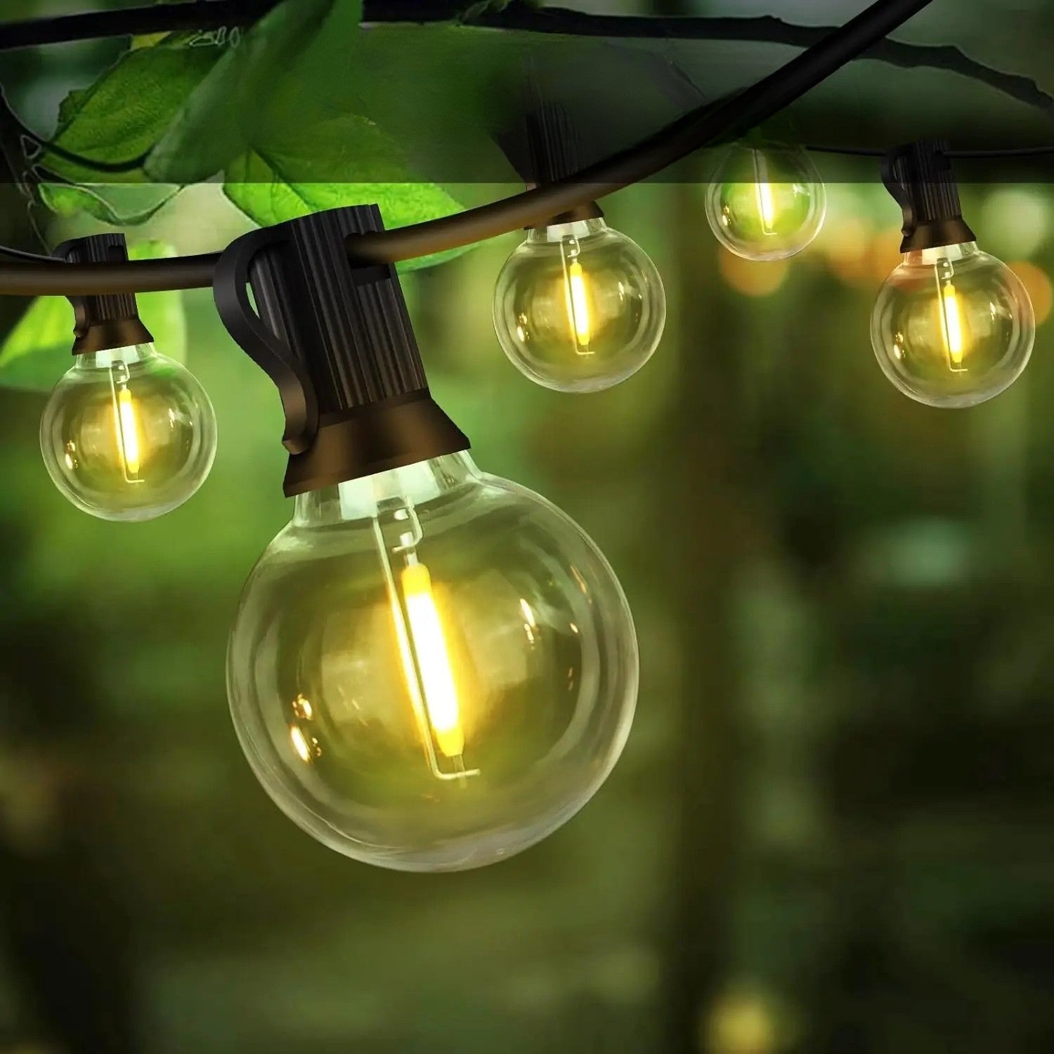 NovaGlow G40 Shatterproof LED Globe String Lights For Outdoor Parties