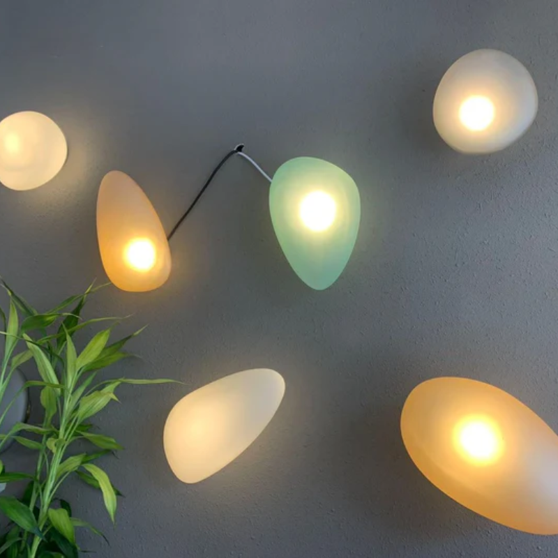Astraea Colorful Vintage Stained Glass LED Wall Lamp