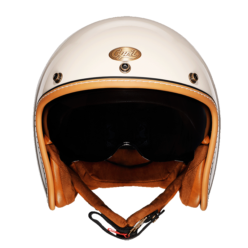 AeroNova Retro Open Face Helmet Zephyr Edition With Featherlight ABS Shell