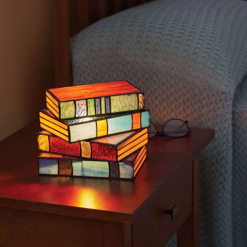 NexaGlow Book Lamp With Rechargeable LED Mood Lighting