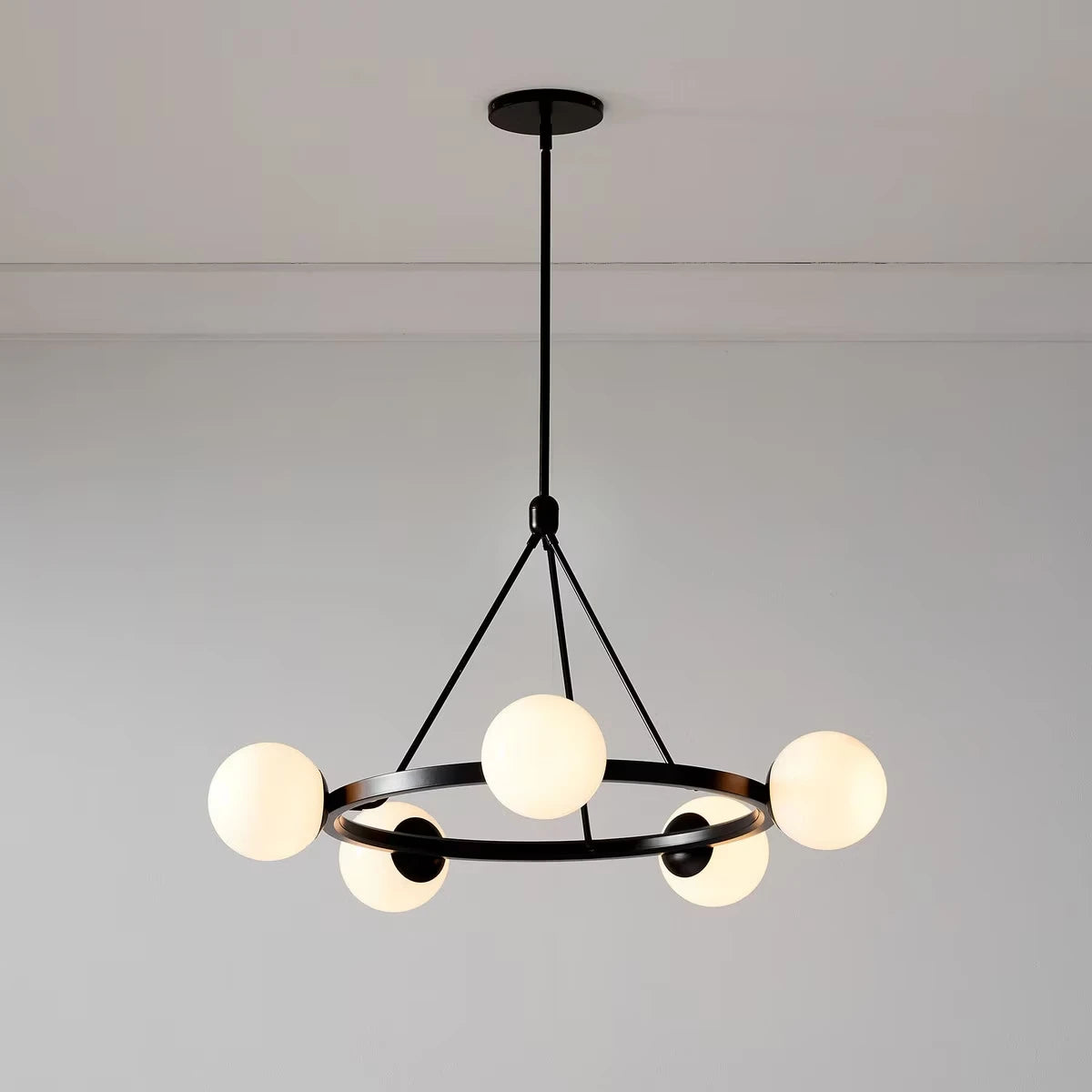 Lyra Nordic Five-Light Ceiling Chandelier For Dining Rooms