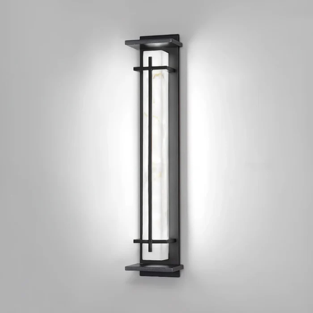 Aurelia Stainless Steel Outdoor Weatherproof LED Wall Light for Patio and Garden