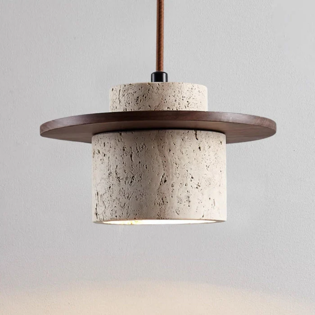 Cavallo Travertine Pendant Light for Dining by Liora
