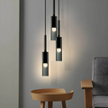 Kestrel Glass Pendant Light for Dining Tables With Crystal Glass