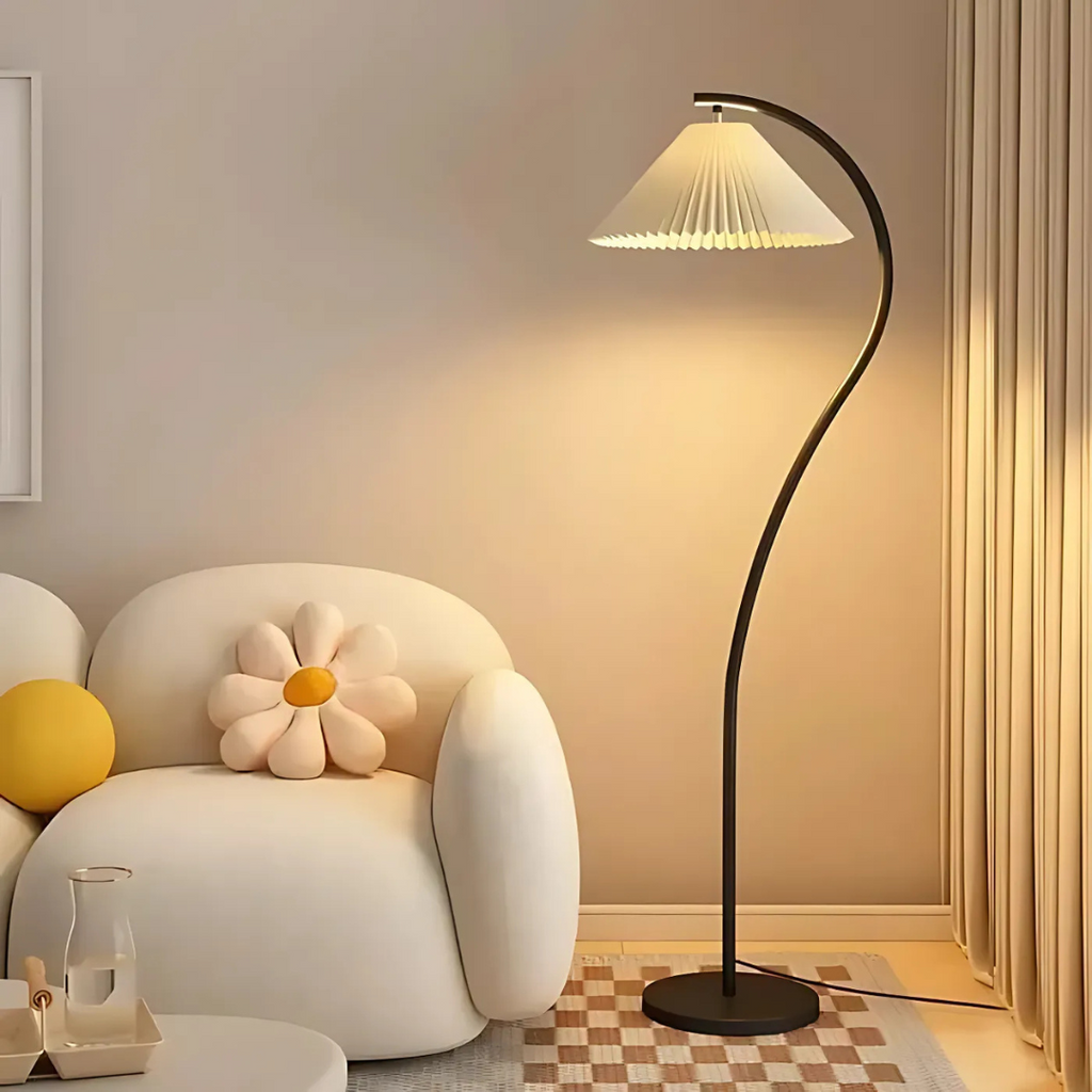 LumenArc LED oblouková stojací lampa do obývacích pokojů a ložnic