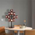 Stolní lampa Mariselle Grape ze skla s teplým ambientním světlem