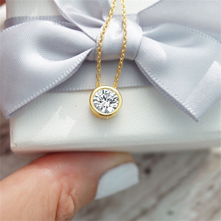 Collana Luna con Pietra di Nascita