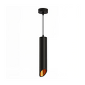 Lumora Tube Pendant Light in Aluminum for Dining Tables and Living Areas