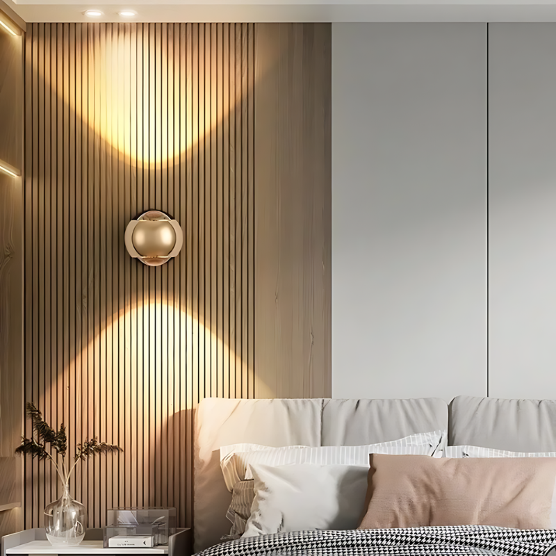 چراغ دیواری LED نوواپالس با قابلیت چرخش ۱۸۰ درجه برای اتاق‌های نشیمن