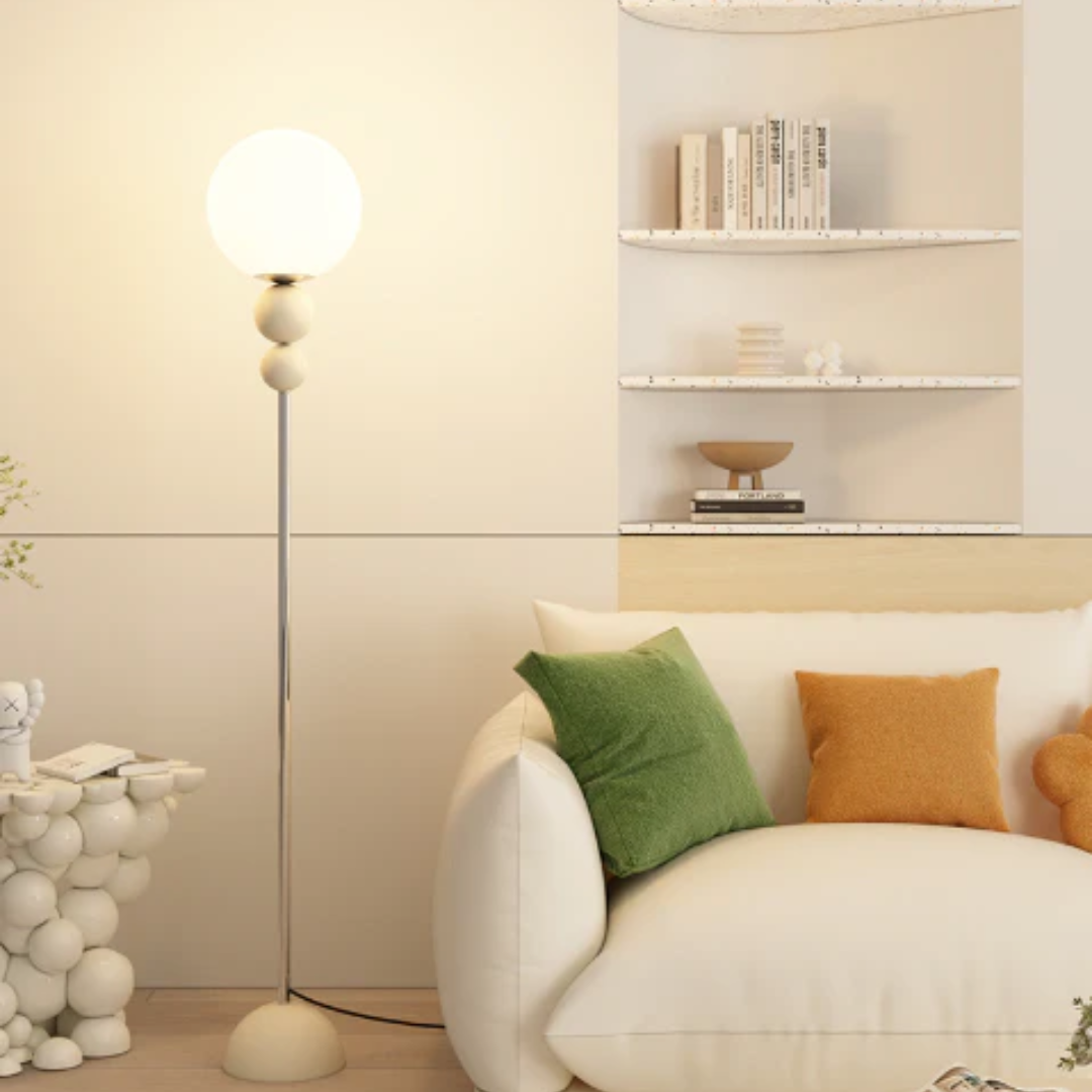 AeroLume Floor Lamp With Modern LED Illumination For Living Spaces