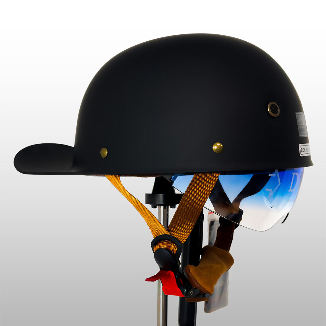 AstraCap Pro Baseball-Style Motorcycle Helmet DOT And ECE Certified