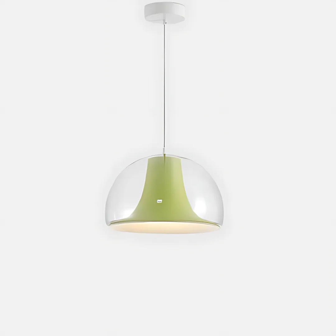 Aurelia halbkreisförmige Glas-Pendelleuchte für Esszimmer