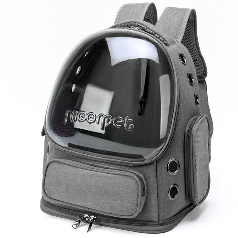 AeroPaw Breathable Transparent Pet Carrier Backpack For Cats And Small Dogs