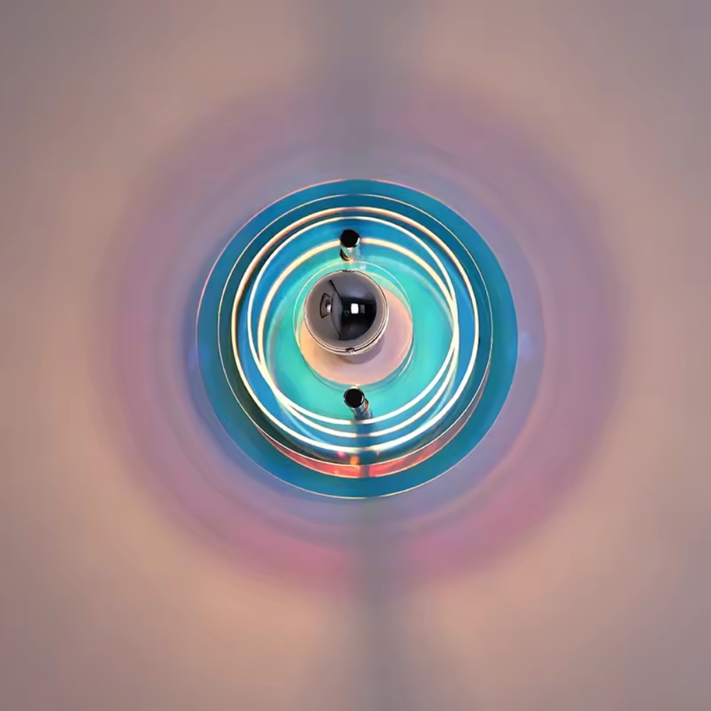 Asterra Vintage Bauhaus LED nástěnná lampa vícebarevná