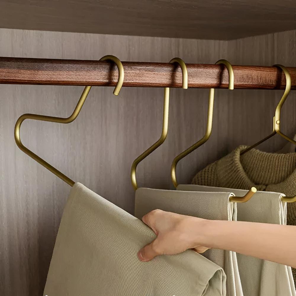 Astra Minimalist Metal Wardrobe Hangers Set 5 Pieces