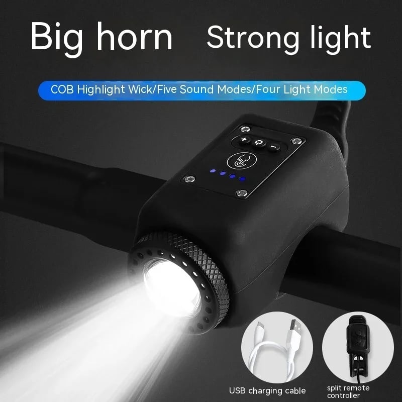 چراغ دوچرخه شارژی USB PulseBike با بوق یکپارچه