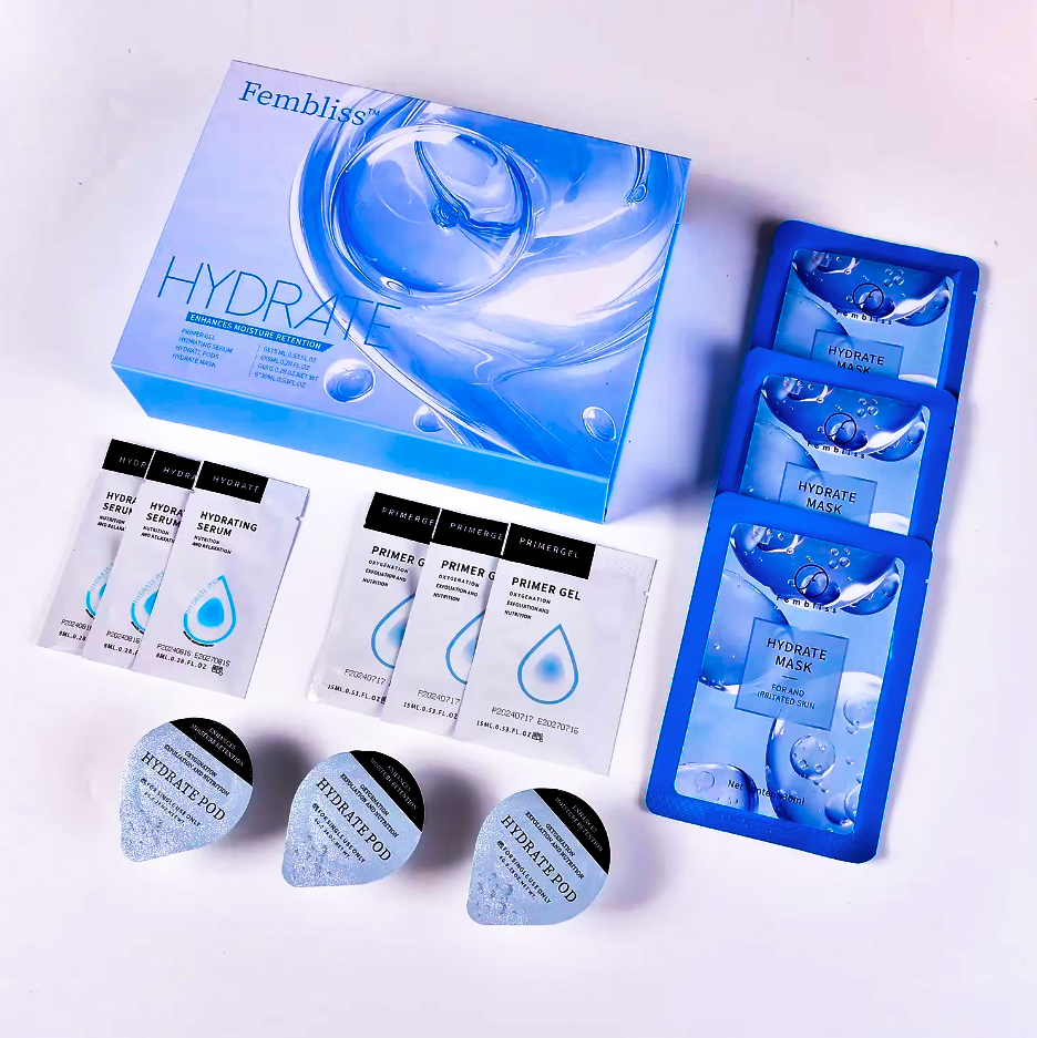 LumaPods Special Edition 6In1 CO2 Oxygen Facial Gel Kit Anti-Aging Hydration Radiance