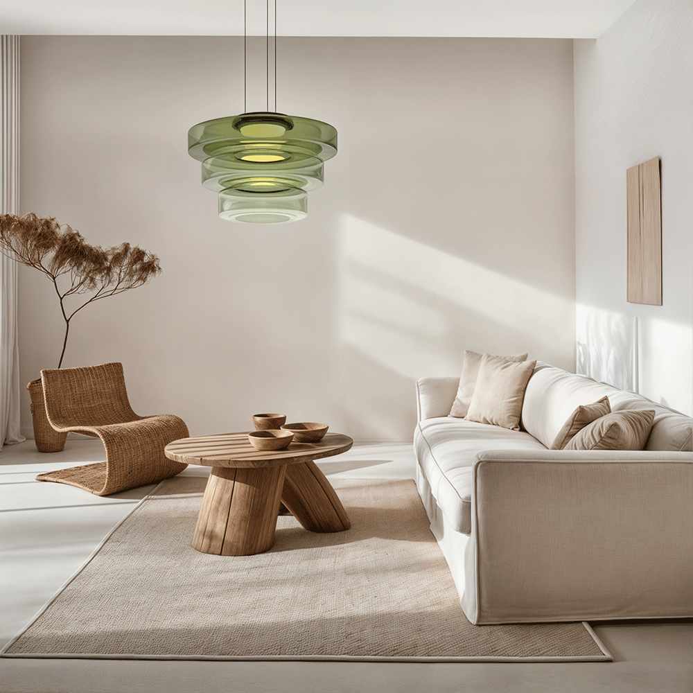 Nordisk glasspendel for moderne stuer og kafeer