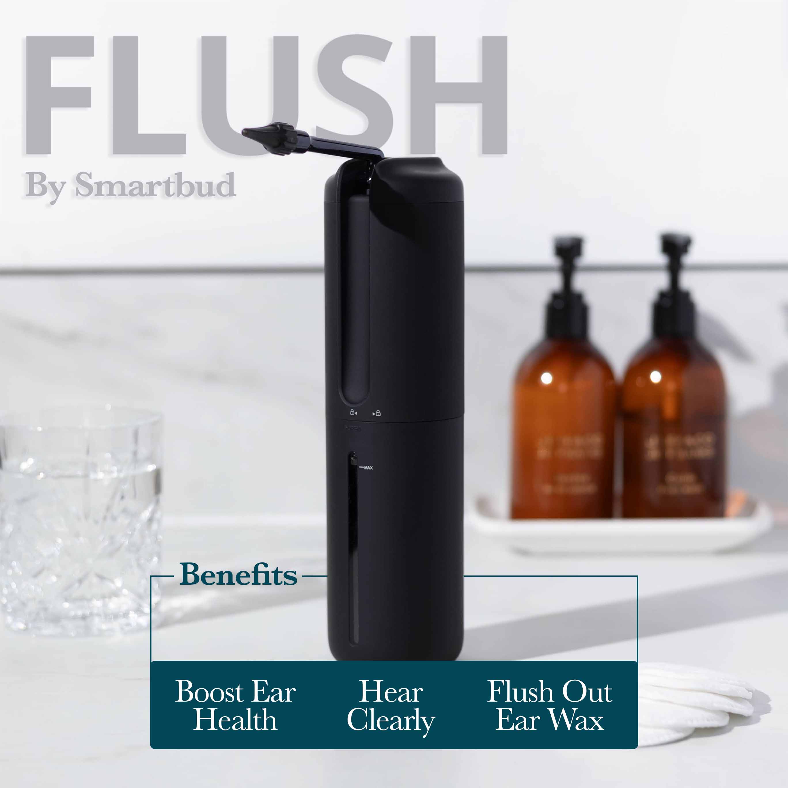 PureStream Ear Care System Gentle Triple Stream Ear Cleaning