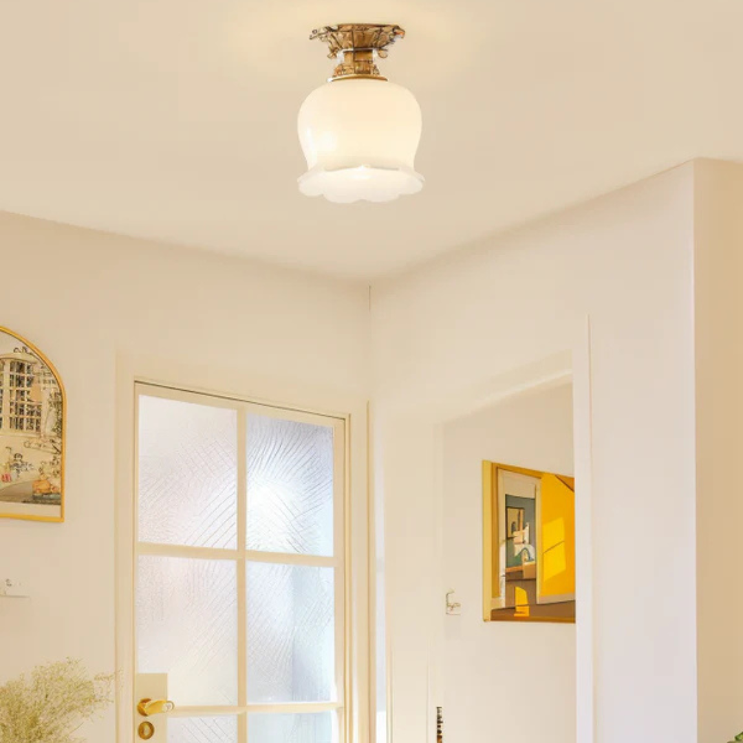 چراغ سقفی LED گل وینتیج پتلالوم