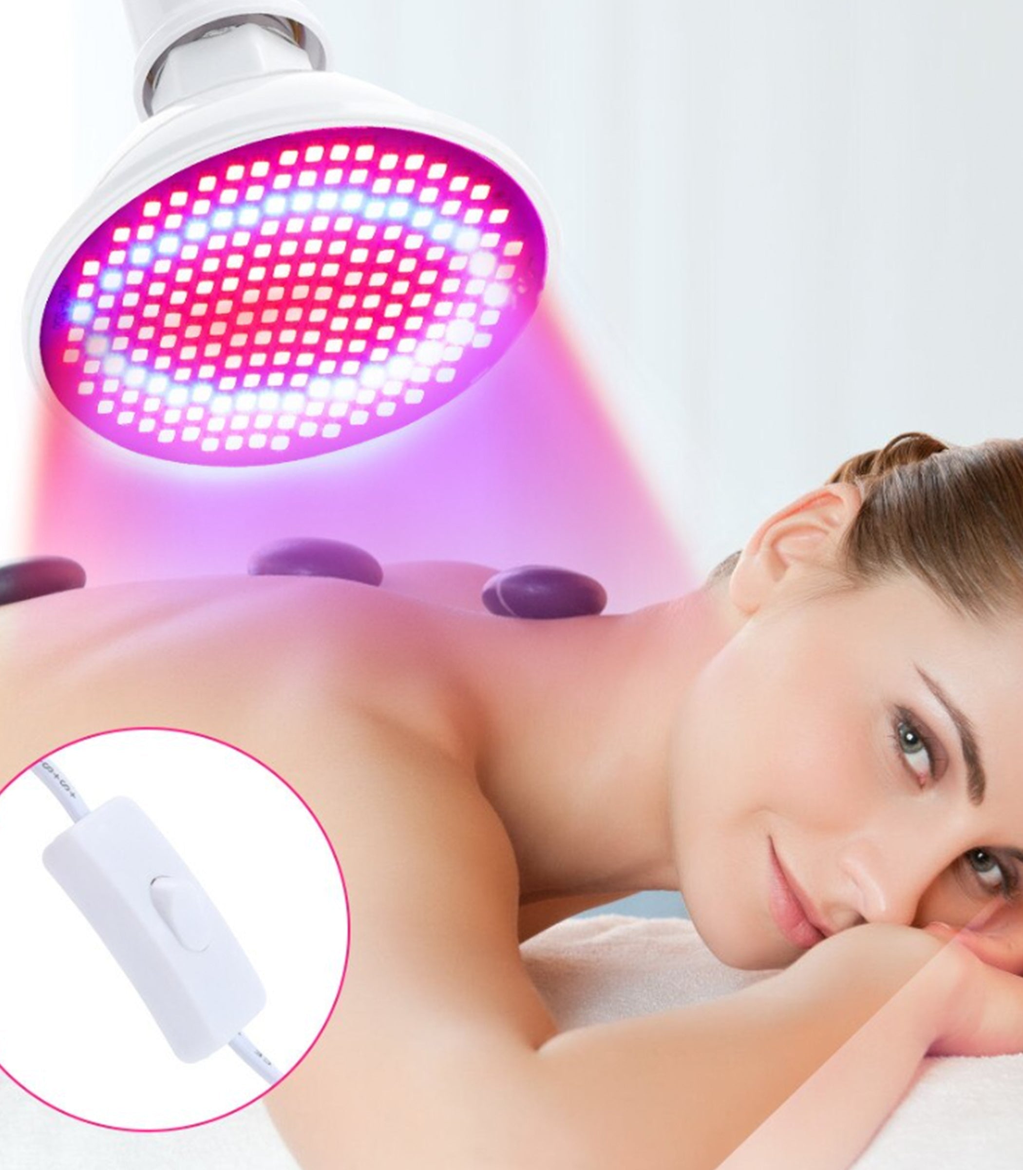 چراغ درمانی نور قرمز VitalGlow با طول موج 660 نانومتر و مادون قرمز نزدیک 850 نانومتر برای پوست بدن