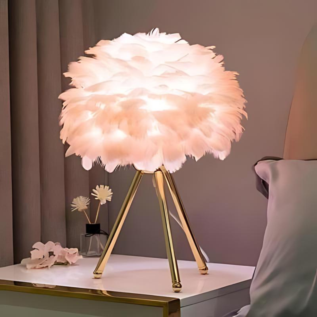 AuroraFeather Tischlampe für Wohnzimmer und Büros