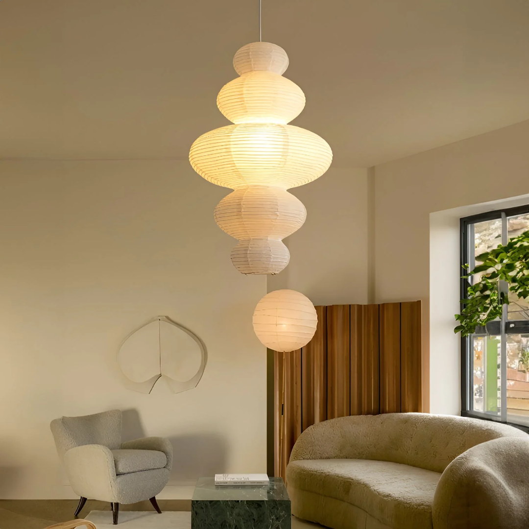 Závěsná lampa Ardentia Luxury pro jídelní stůl v moderních interiérech