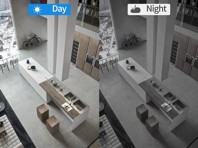 Dobbeltpakke Mini WiFi Kameraer 1080P 140-Graders Vidvinkel Natvision og Bevægelsesdetektion