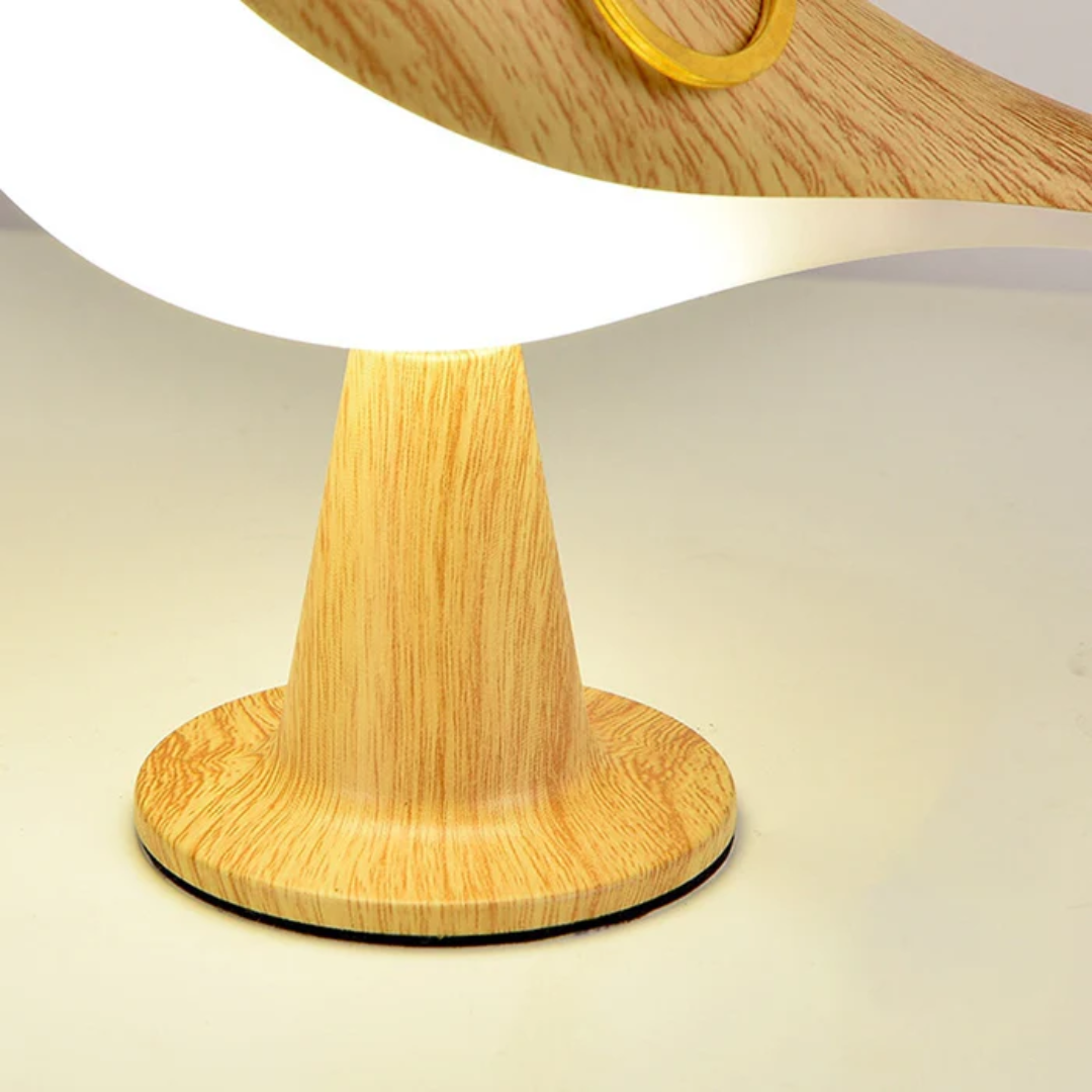 FeatherGlow Vogel LED Nachtlicht Kabellos mit Gemütlichem Lichtschein