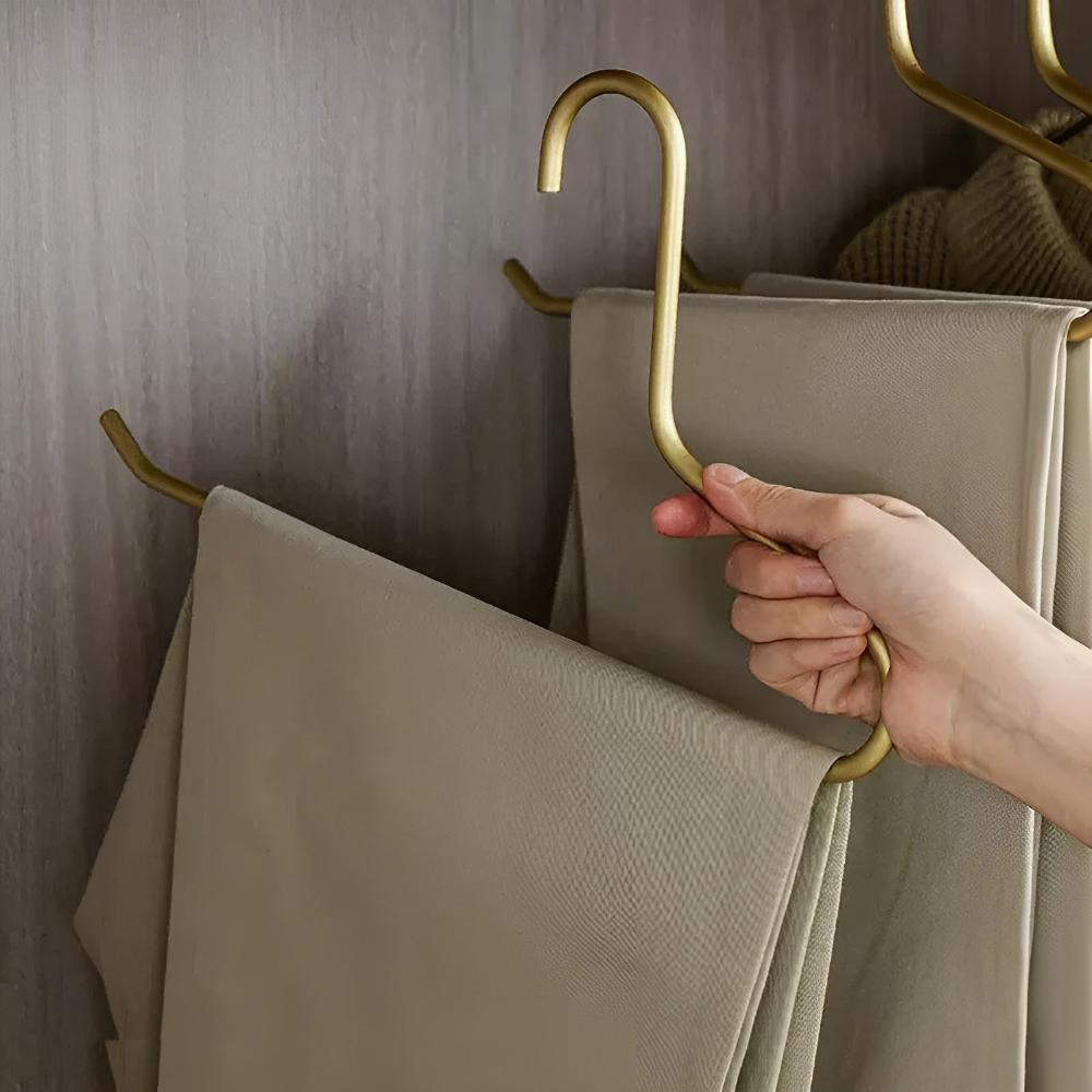 Astra Minimalist Metal Wardrobe Hangers Set 5 Pieces