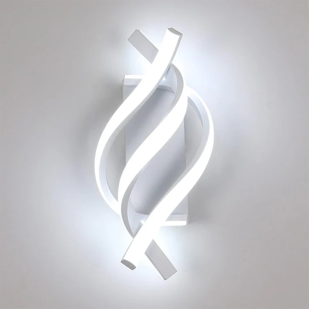 LumaAero Wall Light in Modern Aluminum for Living Rooms