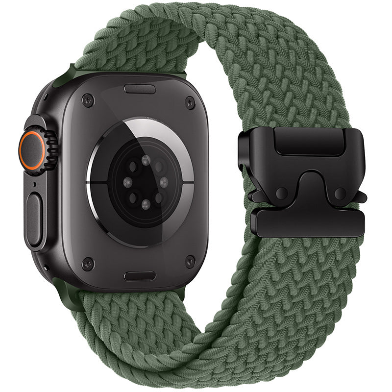 Nylon Braided Watch Band For Modern Smartwatch Models