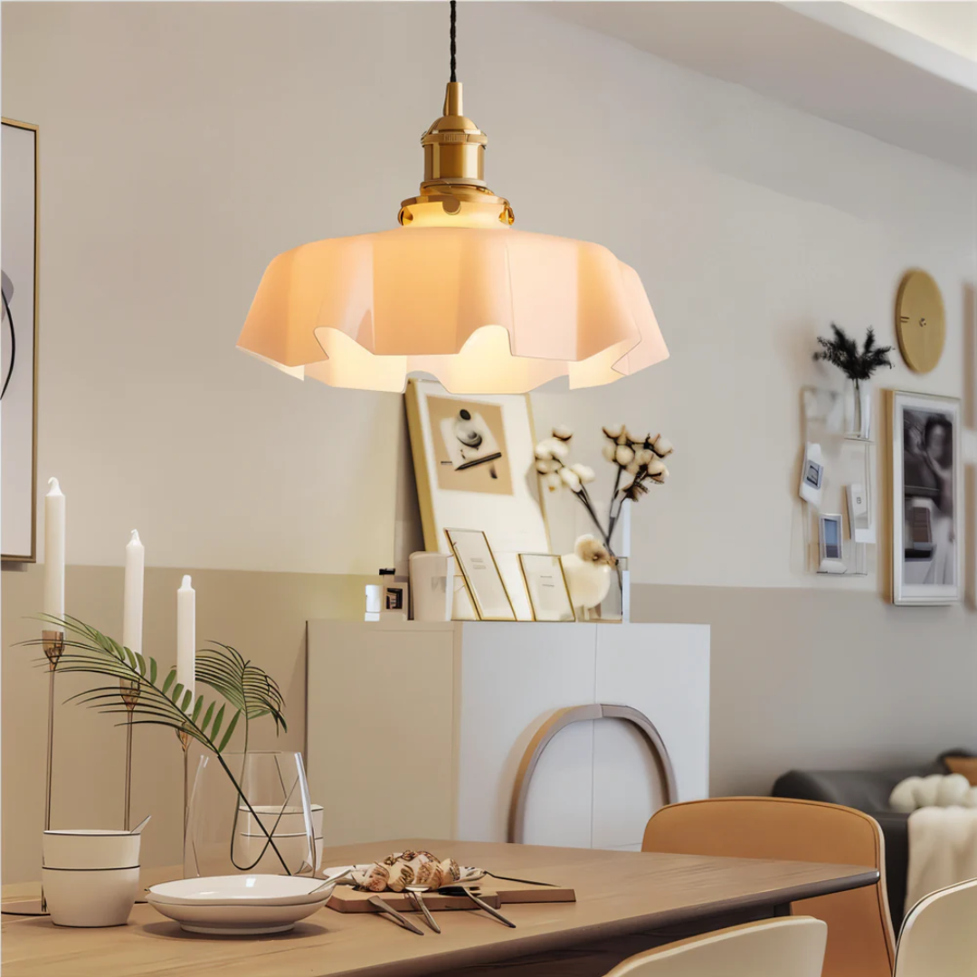 Lampada a sospensione Rosette Bloom per sala da pranzo vintage e spazi living