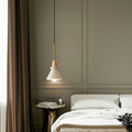 Astraen | White Concrete Pendant Light For Dining Room