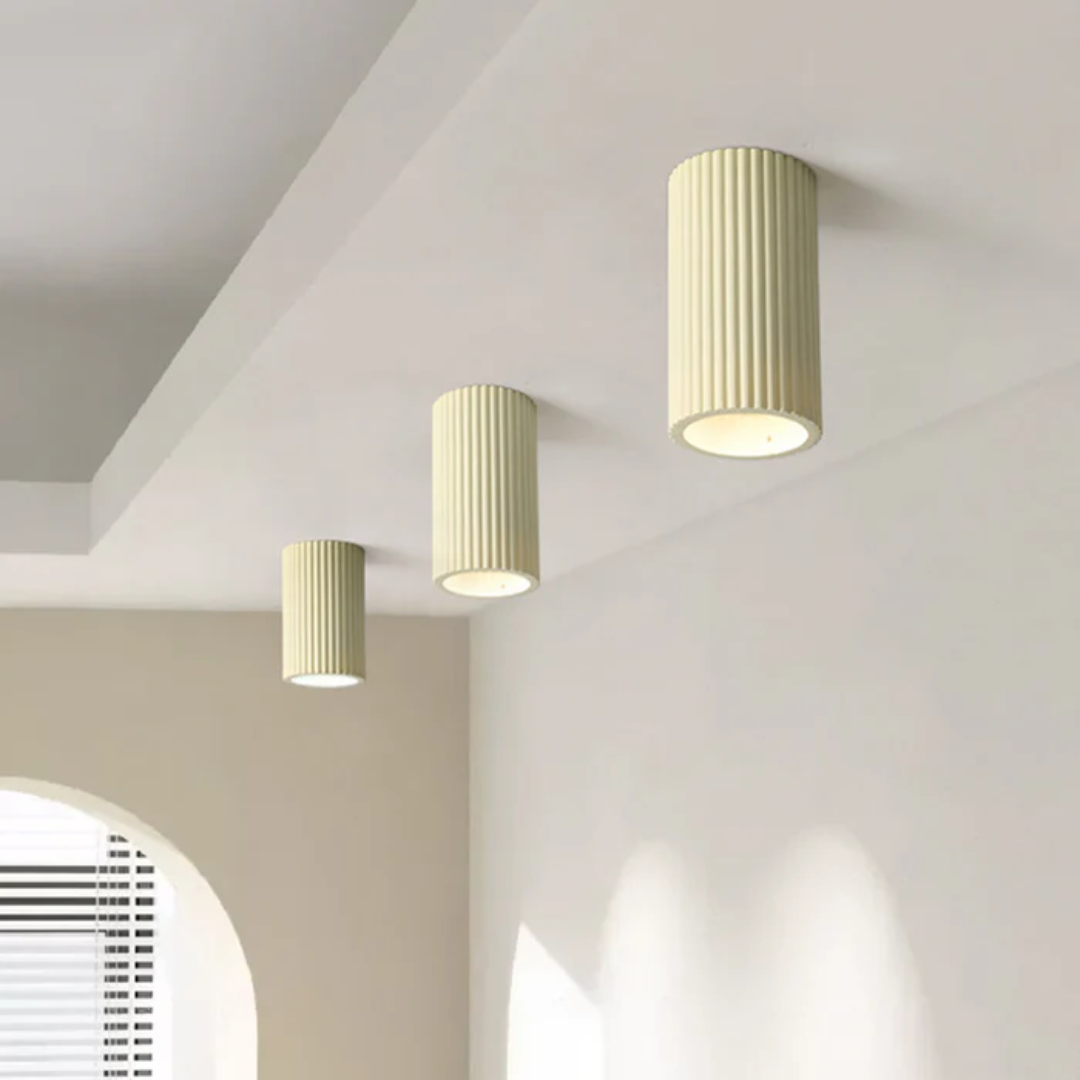 NovaKei Minimal Resin Ceiling Light for Hallways and Entryways