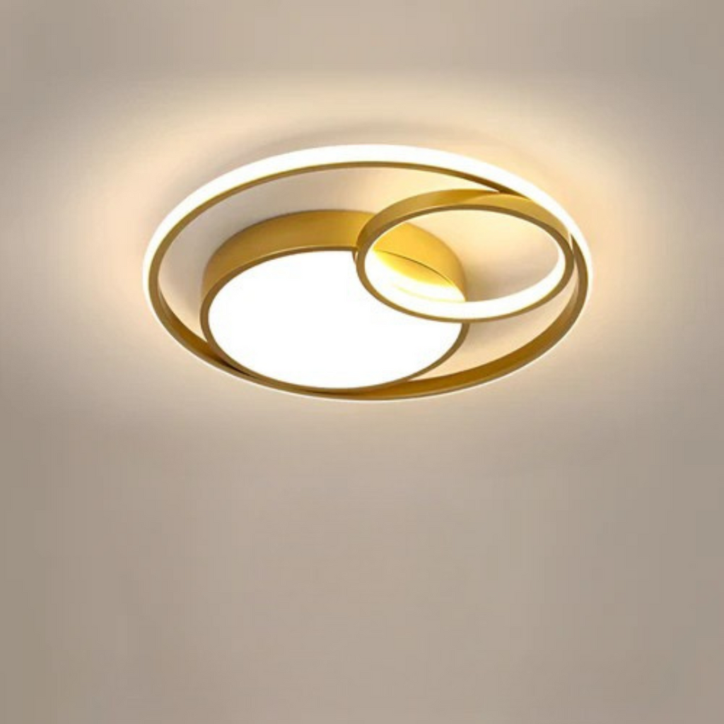 LumaHalo Moderne Dimbar LED Taklampe for Stuer og Hjemmekontor