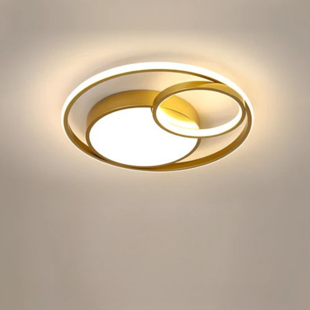 LumaHalo Moderne Dimbar LED Taklampe for Stuer og Hjemmekontor