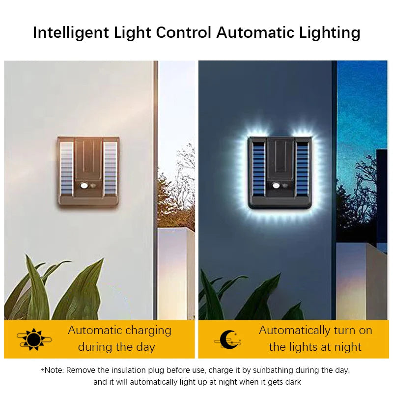 NexaFold Solar Wall Light with Motion Sensor and Remote