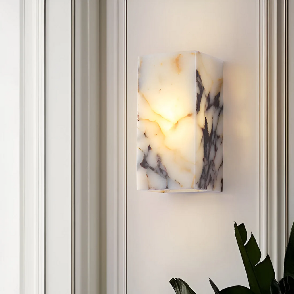 Nástěnné svítidlo Aurelia Marble | Vnitřní LED světlo s teplou atmosférou