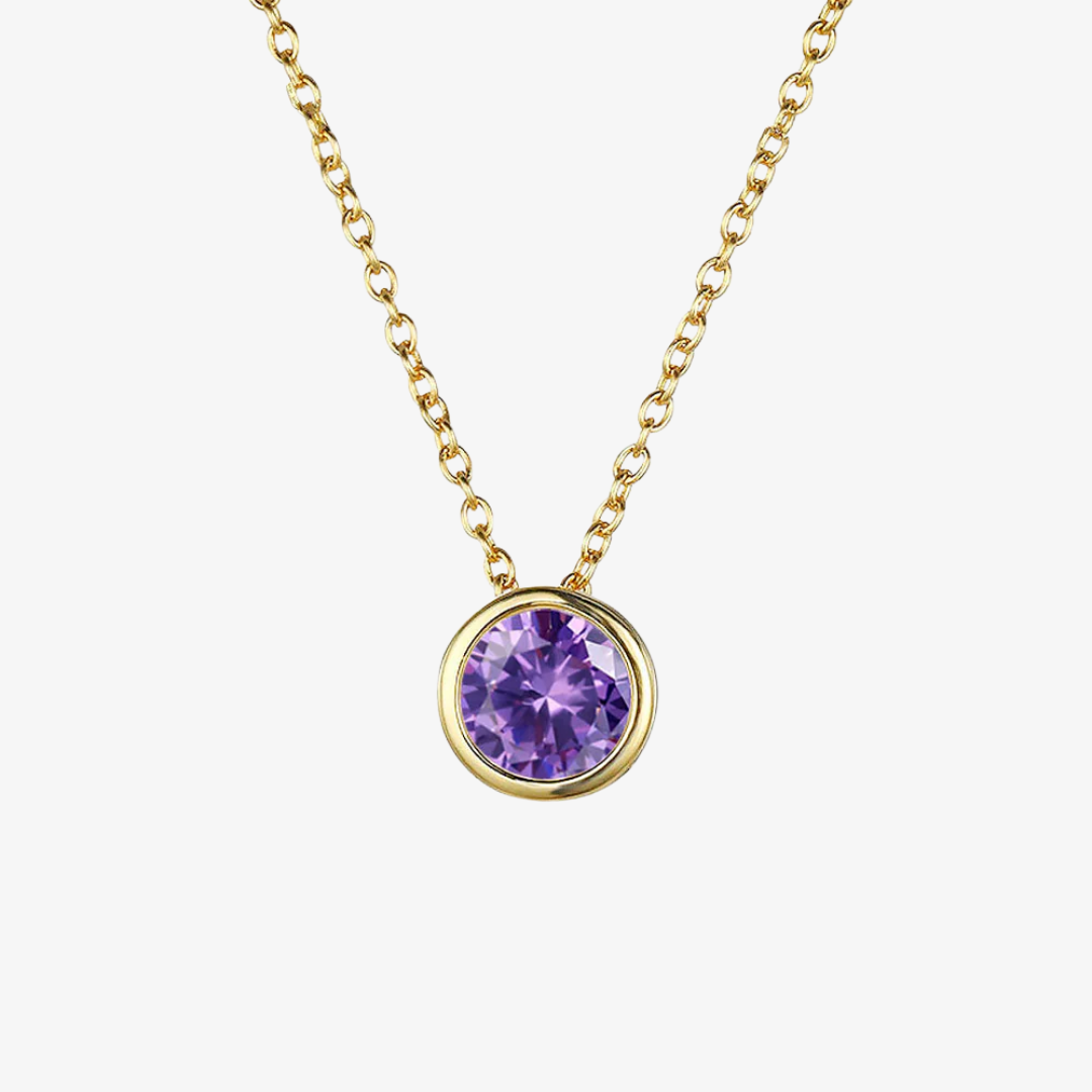 Collana Luna con Pietra di Nascita