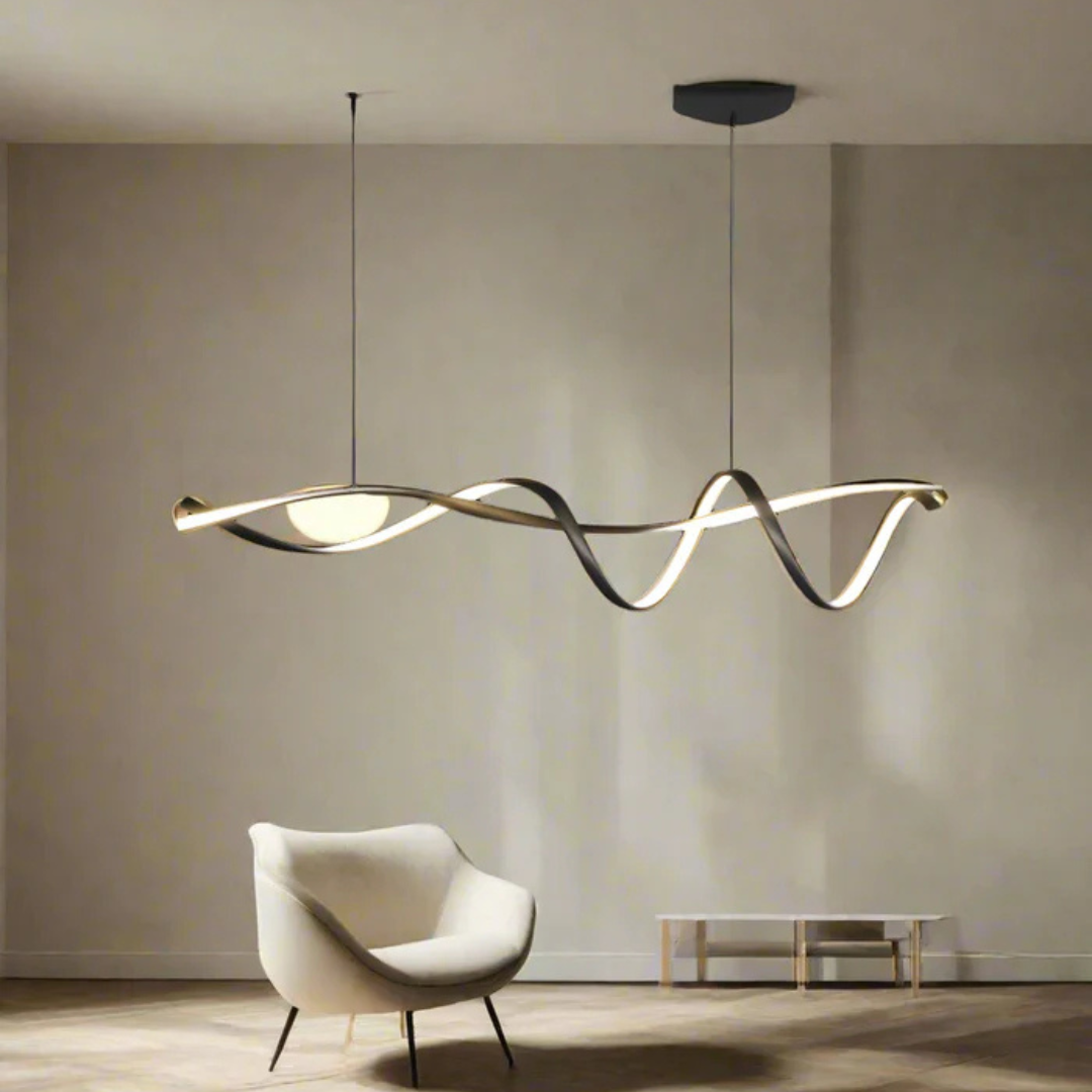 LyraLux Lampada a Sospensione LED Moderna ed Elegante per Tavolo da Pranzo