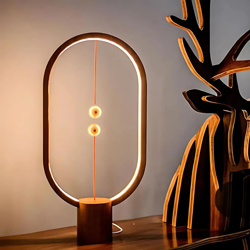 Lampa LED LumaCrest na biurko i stolik nocny z oświetleniem nastrojowym