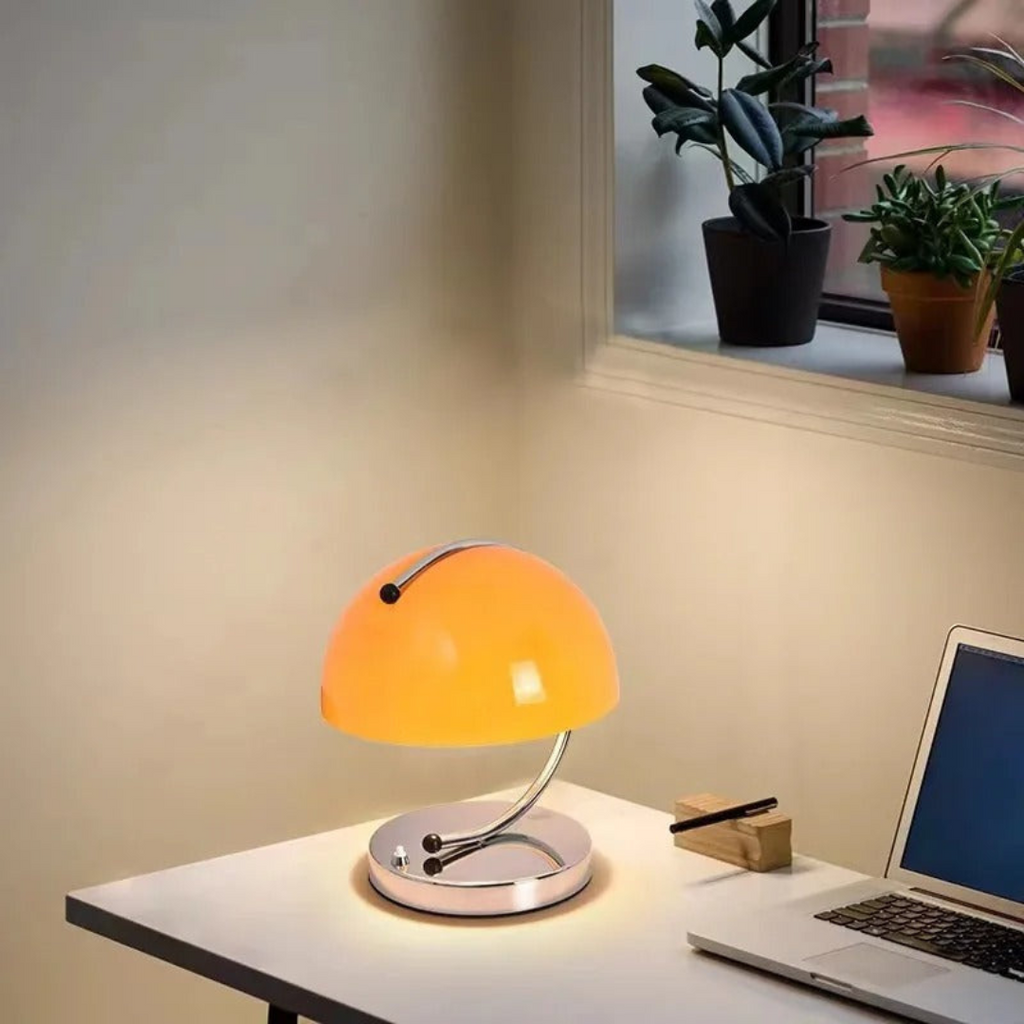 Aurelle Elegant Glass Table Lamp With Warm Ambient Glow