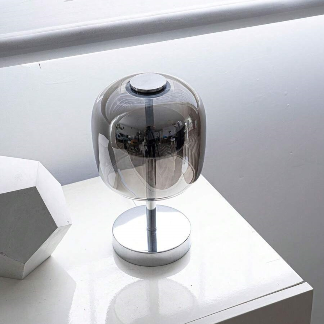 AstraLume Table Lamp With Dimmable LED Glass Shade